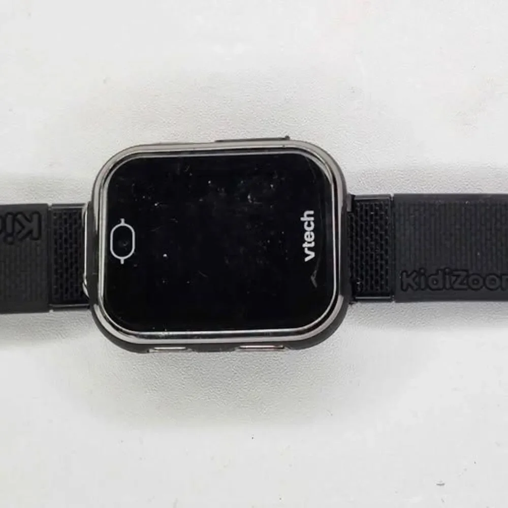 Watch Kiddyzoom Vtech Unisex Black 5490 Buckle Band Digital *Needs charger*